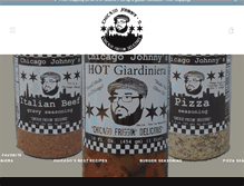 Tablet Screenshot of chicagojohnnys.com